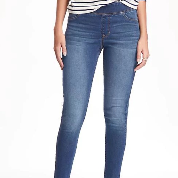mid rise rockstar jeggings old navy